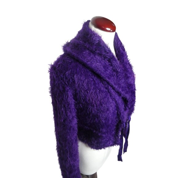 Free People 10 MS Purple Sweater - Picture 2 of 5